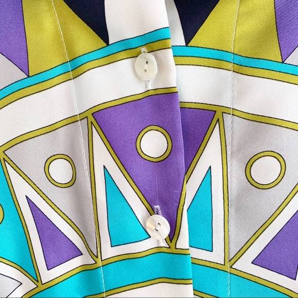 Worth 100% silk sleeveless top sundial RELISTED - Picture 3 of 9